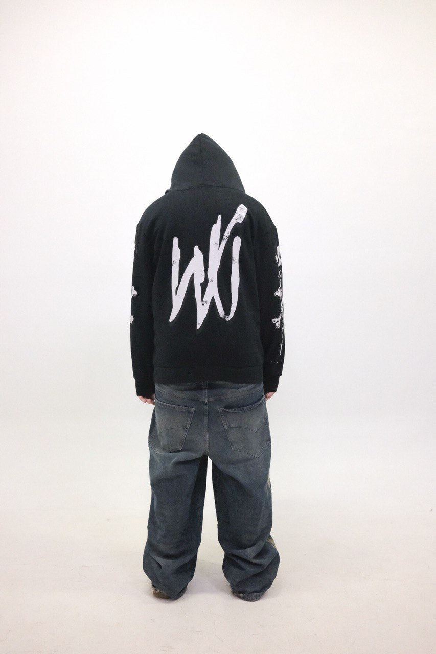 WORLD UPSET BONES ZIP UP