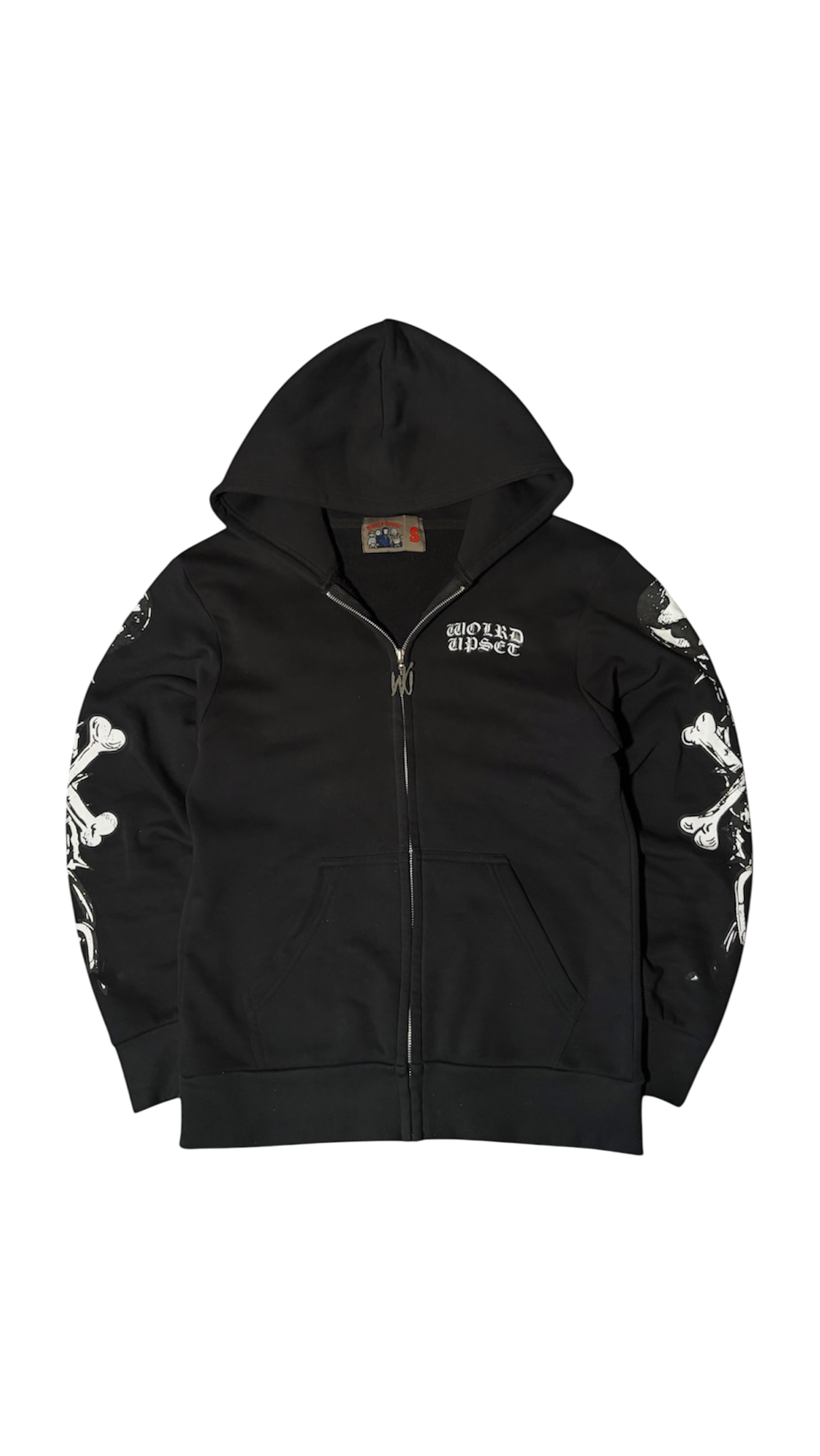 WORLD UPSET BONES ZIP UP